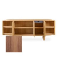 Billede af Skovby SM543 Skænk 82x194 cm - Lakeret Valnød