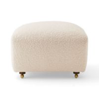 Billede af Audo Copenhagen Den Trætte Mand Fodskammel H: 36 cm - Dark Stained Oak/Baena 14