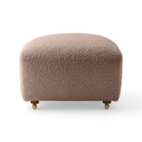 Billede af Audo Copenhagen Den Trætte Mand Fodskammel H: 36 cm - Dark Stained Oak/Baena 93