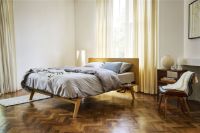 Billede af Auping Original Sengeramme 180x200cm - Aluminium/Mustard