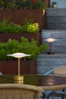 Billede af Piet Hein Sinus 22 Portable Bordlampe H: 25 cm - Aluminium/Brass