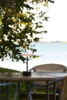 Billede af Piet Hein Sinus 22 Portable Bordlampe H: 25 cm - Aluminium/Black