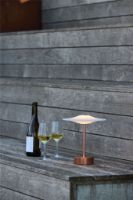 Billede af Piet Hein Sinus 22 Portable Bordlampe H: 25 cm - Aluminium/Copper