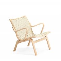 Billede af Stouby Albert Lav Stol SH: 37 cm - Natur Gjordeflet/Sæbebehandlet Eg