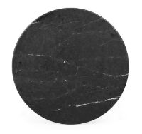 Billede af Wendelbo Floema Large Sofabord Ø: 85 cm - Sort Marmor