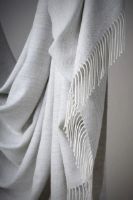 Billede af Silkeborg Uldspinderi Panama Plaid 140x250cm - Grey Bark