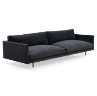 Billede af Wendelbo Maho 3 Seater Modul 37 L: 260 cm - Sortlakereet Stål/Roco Col. 18