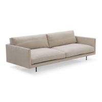 Billede af Wendelbo Maho 2,5 Seater Modul 40 L: 230 cm - Sortlakeret Stål/Roco Col. 16