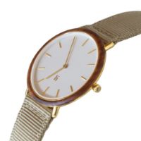 Billede af Hemverk Armbåndsur Ø: 40 mm - Graham Warm Grey/Taupe Nylon