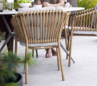 Billede af Cane-line Outdoor Ocean Stol SH: 42 cm - Natural