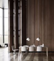 Billede af &Tradition Patch HW1 Extendable Table 180x90 cm - Oiled Oak w. Beige Arizona 0748 Fenix Nano Laminate & Brass