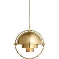 Billede af GUBI Multi-Lite pendel Ø:36 cm Brass base - Shiny Brass skærm 