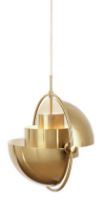 Billede af GUBI Multi-Lite pendel Ø:36 cm Brass base - Shiny Brass skærm 
