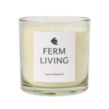 Billede af Ferm Living Vitto Duftlys Large H: 12 cm - Light Celedon