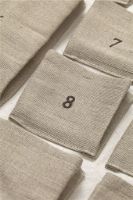 Billede af Ferm Living Pine Julekalender Maxi 125x90 cm - Bomuld/Natural