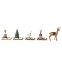 Billede af Bloomingville Dasher Dekoration Lysestage L: 87 cm - Multifarvet 