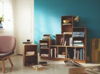 Billede af FDB Møbler B98 Mogens Koch Bogkasse D: 20 cm - Eg massiv/Mat lak 