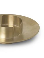 Billede af Ferm Living Block Candle Holder Ø: 11 cm - Brass