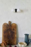 Billede af Made By Hand Fuse Double Væglampe H: 10 cm - Sten/Hvid Opalglas