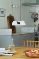 Billede af Made By Hand Fuse Triple Pendel H: 10 cm - Sten/Hvid Opalglas