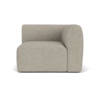 Billede af FDB Møbler L47 Korinth Højre Hjørne Modul Sofa B: 93 cm - Light Grey