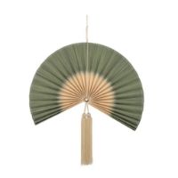 Billede af Bloomingville Jaime Vægdekoration 70x75 cm - Grøn Bambus FORUDBESTIL: JANUAR 2026